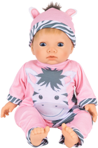 Lalka bobas Tiny Treasure Blond Haired Doll With Zebra Outfit 45 cm (5713396302676) - obraz 2