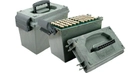 Коробка MTM Shotshell Dry Box на 100 патронів кал. 12/76. Колір – камуфляж - зображення 1