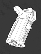 Руків’я пістолетне Magpul MIAD GEN 1.1 для AR15. Black - зображення 2