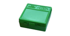 Коробка для патронов MTM кал. 7,62x25; 5,7x28; 357 Mag. Количество - 100 шт. Цвет - зеленый - зображення 1