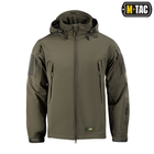M-tac комплект Shoft Shell куртка з підстібкою, тактичні штани, рукавички, рюкзак олива S - зображення 4