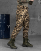 Тактические штаны софтшел пиксель draft высокая пояс Вт7614 XS - изображение 6