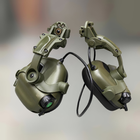 Наушники Earmor M31 с креплением на шлем HD-ACC-08 Олива, активные наушники с адаптером чебурашка на рейку ARC - изображение 6
