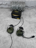 Навушники активні тактичні на каску headset v 00 - зображення 2