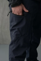 Мужской демисезонный Костюм ДСНС Softshell с Липучками под Шевроны темно-синяя Куртка и брюки 3XL - изображение 6