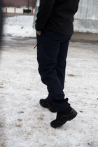 Чоловічий демісезонний Костюм ДСНС Softshell із Липучками під Шеврони темно-синя Куртка та штани L - зображення 14