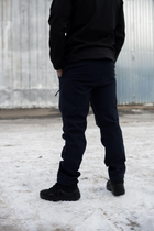 Мужской демисезонный Костюм ДСНС Softshell с Липучками под Шевроны темно-синяя Куртка и брюки M - изображение 11