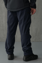 Мужской демисезонный Костюм ДСНС Softshell с Липучками под Шевроны темно-синяя Куртка и брюки S - изображение 5