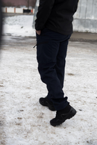 Чоловічий демісезонний Костюм ДСНС Softshell із Липучками під Шеврони темно-синя Куртка та штани XL - зображення 14