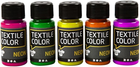 Zestaw farb do tkanin Creativ Company Neon 5 x 50 ml (5707167903742) - obraz 1