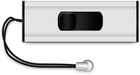 Флеш пам'ять USB MediaRange 256GB USB 3.0 Black/Silver (4260459610182) - зображення 2