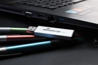 Pamięć flash USB MediaRange 8GB USB 3.0 Black/Silver (4260283113453) - obraz 5