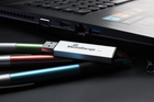 Pamięć flash USB MediaRange 128GB USB 3.0 Black/Silver (4260283118878) - obraz 5