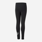 Młodzieżowe legginsy sportowe dla dziewczynki Puma Ess+ Logo Leggings G 846960-01 158-164 cm Czarne (4064535826128) - obraz 6