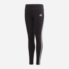 Młodzieżowe legginsy sportowe dla dziewczynki Adidas G 3S Tight GE0945 164 cm Czarne (4061612293477) - obraz 6