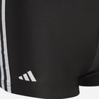 Дитячі плавки-боксери для хлопчика Adidas 3S Boxer HR7476 116 см Чорні (4066745053394) - зображення 3