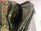 Штурмовой рюкзак сумка на плечи 30 л пиксельный камуфляж - изображение 10