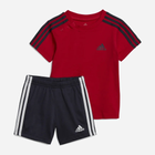 Komplet dziecięcy letni (koszulka + spodenki) dla chłopca Adidas I 3S Sport Set IC7781 80 cm Wielokolorowy (4066745149370) - obraz 1