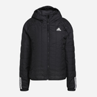 Куртка демісезонна з капюшоном жіноча Adidas W Itavic L Ho J GU3957 2XL Чорна (4064054050776) - зображення 1