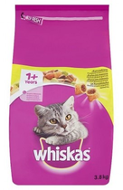 Sucha karma dla kotów Whiskas z kurczakiem 3.8 kg (5998749130223) - obraz 1