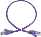 Patchcord Rb-lan UTP Cat 5e 0.5 m Purple (RB1400.9) - obraz 1