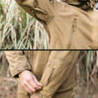 Куртка тактическая Pave Hawk Soft Shell M Койот (24100024211) - изображение 5