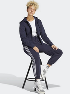 Спортивні штани жіночі adidas W 3S Ft Ls Pt IC4386 M Темно-сині (4066752300054) - зображення 3