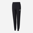 Dziecięce spodnie dresowe ciepłe polarowe dla chłopca Puma Ess Sweatpants Fl Cl G 587038-01 104 cm Czarne (4063697161221) - obraz 1