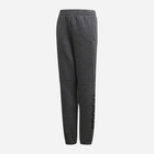 Spodnie dresowe chłopięce Adidas Yb Lin Pant DJ1781 134 cm Ciemnoszare (4060509663126)