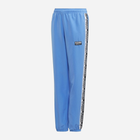 Młodzieżowe spodnie dresowe dla dziewczynki Adidas Track Pants ED7878 140 cm Błękitne (4061619586947) - obraz 1