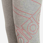 Młodzieżowe legginsy sportowe dla dziewczynki Adidas G Logo 78 Leg GN3958 164 cm Szare (4064044932426) - obraz 4