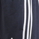 Дитячі спортивні штани для хлопчика Adidas B 3S Fl C Pt GQ8898 128 см Темно-сині (4064036191367) - зображення 4