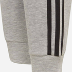 Дитячі спортивні штани для хлопчика Adidas B 3S Fl C Pt GQ8899 128 см Сірі (4064036095887) - зображення 5