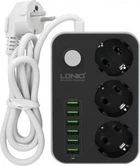 Мережевий фільтр LDNIO SC3631 1.6 м 3роз + 6 USB