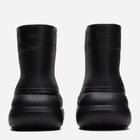 Жіночі гумові чоботи низькі Crocs Classic Crush Rain Boot 207946-BLK 41-42 Чорні (196265156733) - зображення 6