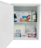 Аптечка медицинская для офиса Poputchik Maxi согласно ТУ в металлическом ящике (02-081-IS) - изображение 1