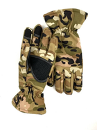 Перчатки тактические теплые с флисовой подкладкой (мультикам) (размер XXL) - изображение 2
