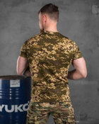 Тактическая мужская футболка потоотводящая 2XL пиксель (15024) - изображение 3