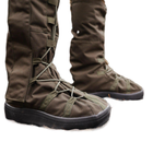 Тактичні водовідштовхувальні військові бахіли гамашіі для взуття від дощу та грязі для захисту на берці Хакі XL ( 46-48 розмір) - изображение 14