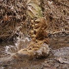 Тактичні водовідштовхувальні військові бахіли гамашіі для взуття від дощу та грязі для захисту на берці Койот L ( 42-45 розмір) - изображение 13