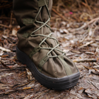 Тактичні водовідштовхувальні військові бахіли гамашіі для взуття від дощу та грязі для захисту на берці Хакі L ( 42-45 розмір) - изображение 4