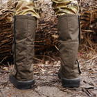 Тактичні водовідштовхувальні військові бахіли гамашії для взуття від дощу та грязі для захисту на берці Хакі M ( 39-41 розмір) - зображення 9