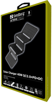 Panel słoneczny Sandberg 420-67 Solar Charger 40W QC3.0+PD+DC Black - obraz 5