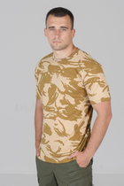 Мужская футболка хлопковая свободного кроя камуфляж Desert Пустыня 52 - изображение 5