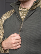 Мужской утепленный Убакс на флисе с липучками под шевроны / Боевая рубашка 58 - изображение 7
