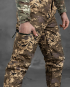 Тактические штаны софтшел пиксель region Вт7619 XS - изображение 5