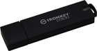 Флеш пам'ять Kingston D300SM AES 256 XTS Encrypted 8GB USB 3.1 Black (IKD300SM/8GB) - зображення 1