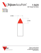 Приціл оптичний TRIJICON AccuPoint 1-6x24 BAC Red Triangle Tritium / Fiber Optics - зображення 5