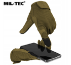 Перчатки тактические сенсорные Mil-Tec COMBAT TOUCH Olive 12521101 M - изображение 2