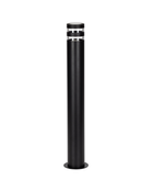 Вуличний світильник Goldlux 324016 Rino E27 1x12W IP54 BK (059834)